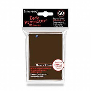 Ultra Pro Card Supplies YUGIOH Deck Protector Sleeves Brown 60 Count