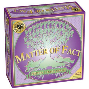 Matter of Fact Game, A Rapid-Fire Trivia Challenge of Themed Categories. Know Your Facts or Risk Going Backwards. Classic Party and Game Night Fun for Adults and Family. Ages 16+
