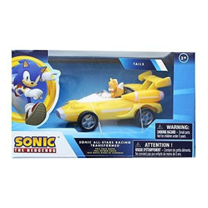 NKOK Sonic Transformed All-Stars Racing Pull Back Action: Tails 5" inches