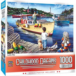 MasterPieces Childhood Dreams 1000 Puzzles Collection - Lucky Day 1000 Piece Jigsaw Puzzle