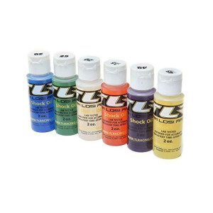 TEAM LOSI RACING Shock Oil 6Pk 20 25 30 35 40 45 2oz TLR74020 Electric Car/Truck Option Parts