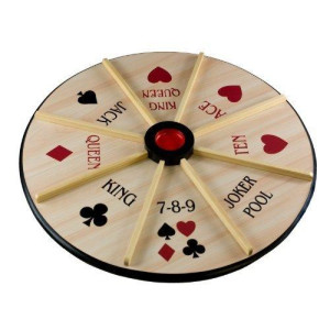 Sterling Games 15.5" Michigan Rummy Wooden Extra Large Game Board Reversible Double Sided Board