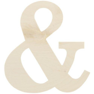 MPI Baltic Birch Collegiate Font Letters and Numbers, 13.5"