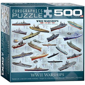 World War II Warships Puzzle, 500-Piece