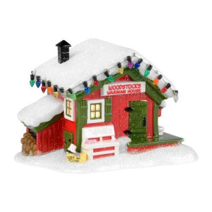 Department 56 Peanuts Village Woodstock's Warming House Lit Building, 4.75 inch