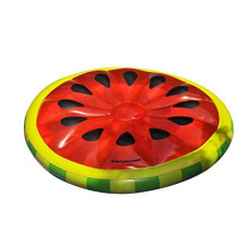 Swimline Watermelon Slice Floating Pool Island Red/Green 60 Diameter