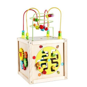 Classic World Toys Multi-Activity Cube with Wheels