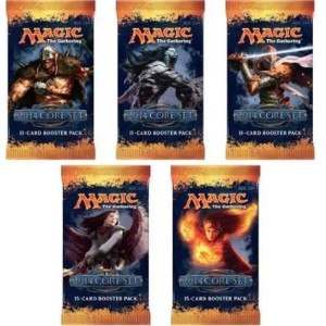 5 (Five) Packs of Magic the Gathering MTG: M14 Corre Set 2014 Booster Pack Lot (5 Packs)