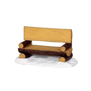 Lemax Village Collection Log Bench # 34617