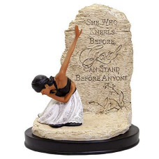 African American Expressions for Mom, She Who Kneels Figurine (6.25" x 3" x 7.5") FSWK-01