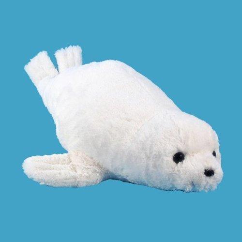 Wishpets Stuffed Animal - Soft Plush Toy for Kids - 22" White Seal
