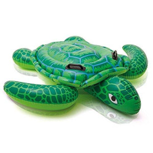 Intex Lil Sea Turtle Ride-On, 59" X 50", for Ages 3+