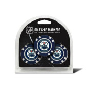 Team Golf Adult Unisex Edmonton Oilers 3 Pack Golf Chip Ball Markers, Multi Team Color, One Size US