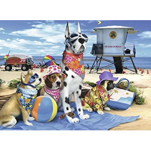 Ravensburger No Dogs on The Beach 100 Piece Jigsaw Puzzle for Kids 
