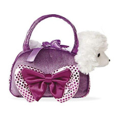 Aurora, 32731, Fancy Pal, Poodle with Bow, 8In, Soft Toy, Purple