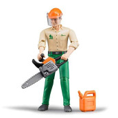 Bruder 60030 bworld Logging Man / Forestry Worker with Accessories