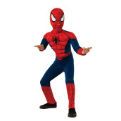 Rubies Marvel Ultimate Spider-Man Deluxe Muscle chest costume, child Large - Large One color
