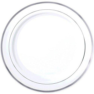 Amscan Elegant Silver Plastic Tray | Party Tableware