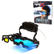 SpyX / Night Mission Goggles - Spy Kids Goggles Toy + LED Light Beams + Flip Out Scope. Adjustable Spy Lens / Glasses / Eyewear Toy Gadget for Junior Secret Agent Role Play in The Dark