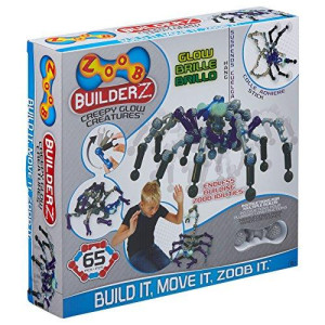 ALEX Toys Zoob 14003 Creepy Glow Creatures Moving Mind-Building Modeling System (65-Piece)