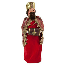 Byers Choice Red Wise Man Caroler Figurine #753 from The Nativity Collection