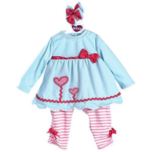 Adora 20 inch Toddler Doll Clothing - Blooming Hearts Outfit