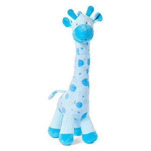 Beverly Hills Teddy Bear Company 20" Plush Giraffe - Giraffe Stuffed Animal for Toddlers - Blue