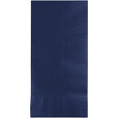 Creative Converting 50 Pack 50 Gorgeous Navy Blue Dinner Napkins For W