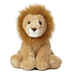 Betheaces Aurora World Plush Lion 14" , Brown, Ages 3 & Up