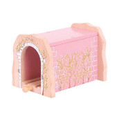 Bigjigs Rail Pink Brick Tunnel - Other Major Wooden Rail Brands are Compatible