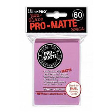 Ultra Pro Pro-Matte Deck Protector for Small Size Cards - Pink (60 ct.)