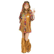 Fun World Child Peace & Love Hippie Costume Medium (8-10)
