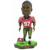 Forever Collectibles NFL Tampa Bay Buccaneers Mens Tampa Bay Buccaneers Simeon Rice Game Worn Bobbleheadtampa Bay Buccaneers Simeon Rice Game Worn Bobblehead, Team Colors, One Size