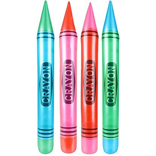 Set of 4 - Jumbo 44" Crayon Inflates