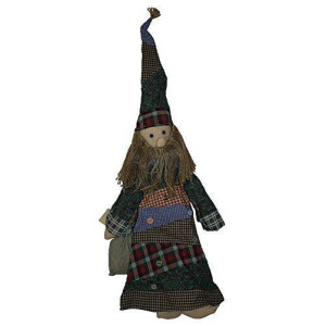 Rag Doll 17 Inches, Modest Country Man Holding Pouch