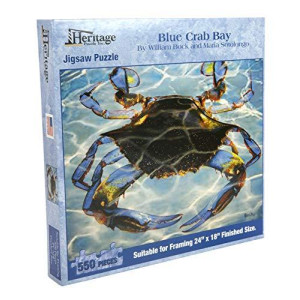 Heritage Puzzle Blue Crab Bay - 550 Piece Jigsaw Puzzle
