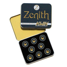 Riedell KwiK Bearings - Zenith Bearings - Set of 16 Heat-Treated Alloy Roller Skate Bearings - 8mm