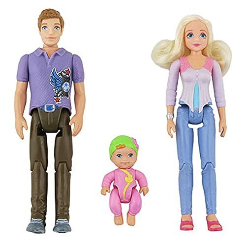5Star-TD 2014 Fisher-Price Loving Family Dollhouse Replacements Figures Mom Dad and Baby