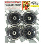 Wiggle Car Polyurethane Replacement Wheels - Black