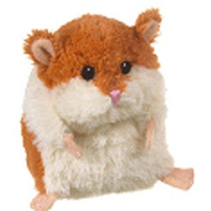 Ganz Brown & White Plush Lil Hamster