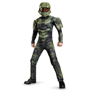 Master Chief Classic Muscle Costume, Small (4-6)