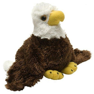 Wild Republic Bald Eagle Plush, Stuffed Animal, Plush Toy, Gifts for Kids, Hug
