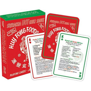 Aquarius Sriracha Recipes Playing Cards