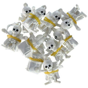 amscan Skeleton Paratroopers | Halloween Trick or Treat,Multicolor,1 1/2" x 1 1/4" x 7/8"