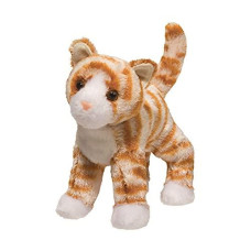 Douglas Hally Orange Striped Cat Plush Stuffed Animal