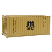 Walthers SceneMaster RS MSC BRN Container, 20'