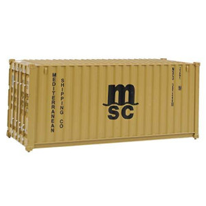 Walthers SceneMaster RS MSC BRN Container, 20'