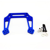 Robby Gordon Dakar 1:10 Aluminum Alloy Front Shock Tower Hop Up Upgrade, Blue by Atomik RC - Replaces Part 3639