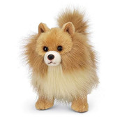 Bearington Rudy Pomeranian Plush Stuffed Animal Puppy Dog, 13 inch