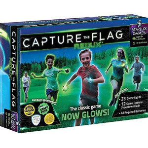 Redux: The Original Glow in The Dark Capture The Flag Game | Ages 8+ | Outdoor Games for Kids and Teens | Teen Boys Gift Ideas | Alternative to Laser Tag Guns and Flag Football | by Starlux Games